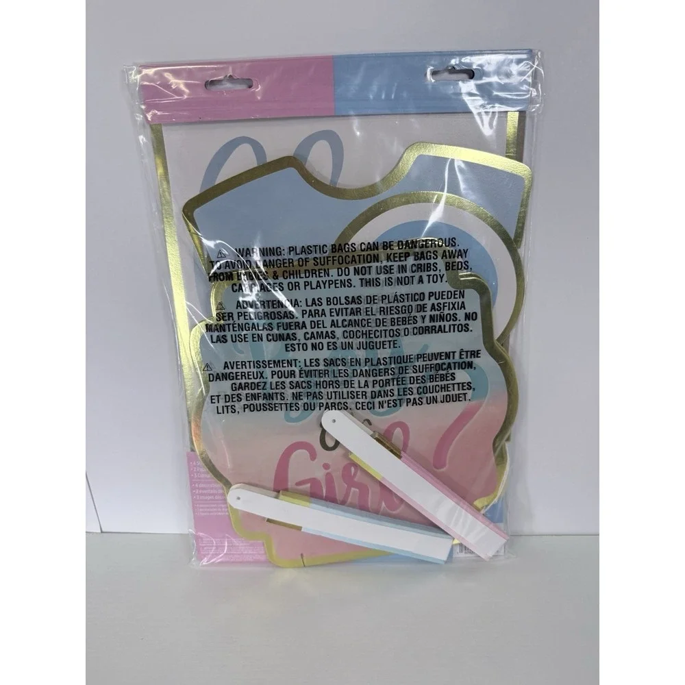 The Big Reveal Room Decorating Kit – Multicolor Party Decor Set for Baby & Gende